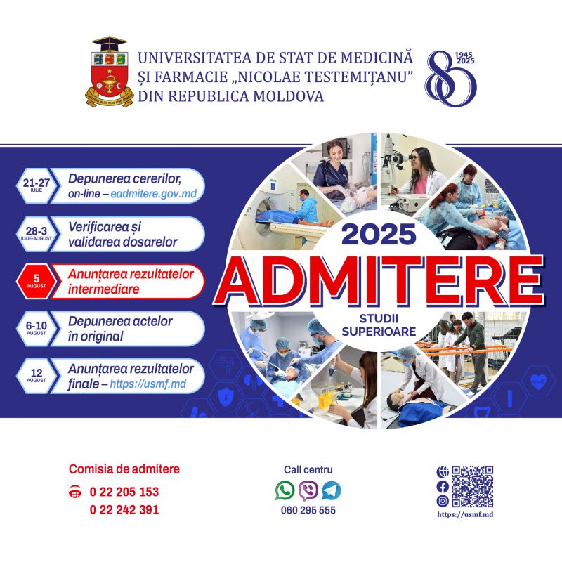 Rezultate intermediare admitere 2025